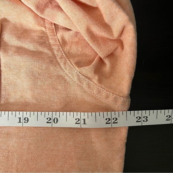 Sonoma Life Style Mens Shirt Medium Salmon Button Down Long Sleeve Cotton Classi - Picture 10 of 11